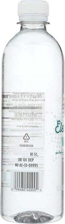 365 everyday value electrolyte enhanced Water plastic 16.9oz (099482422004)