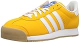 adidas Originals Men's Samoa Fashion Sneaker, Collegiate Gold/White/Metallic/Gold, 10 M US