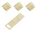 TIAMALL 50 PCS Rhinestone Napkin Rings Napkin Holder Adornment for Wedding Party (Gold)