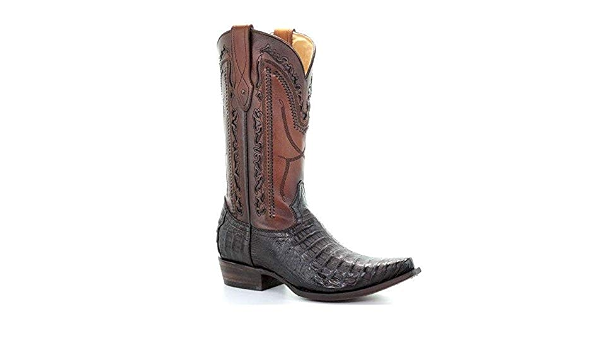Amazon.com: Corral C3257 - Botas de piel de cocodrilo, talla 14 D, color  chocolate : Todo lo demás