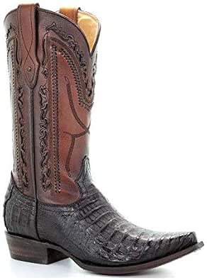 Amazon.com: Corral C3257 - Botas de piel de cocodrilo, talla 14 D, color  chocolate : Todo lo demás