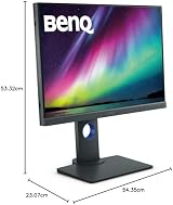 BenQ SW240 Photographer Monitor 24.1 1920x1200 AQCOLOR AdobeRGB HDR Calibration view 8
