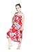 Girl Hawaiian Halter Dress in Hibiscus Red Size 6