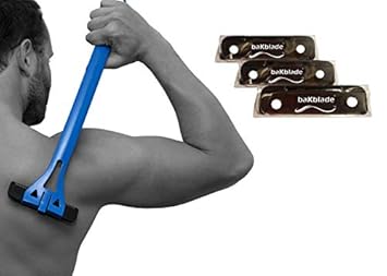 BaKblade Back Shaver 1.0 Rasierklingen-Set, Minen für BaKblade 1.0 Rückenrasierer Herren, 3er-Pack