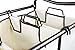 DecoBros Heavy-Duty 3-Bag Laundry Sorter Cart, Bronze
