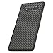 Armorsuit Black Carbon Fiber Wrap Vinyl Film + HD Clear Screen Protector for Samsung Galaxy Note 8 MilitaryShield Anti-Bubble Film - Made in USA