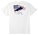 Guy Harvey Men's Patriot Pocket T-Shirt - White - XX-Large