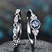 GuGio Women Fashion Double Layer Rhinestone Ring Knuckle Ring Rings
