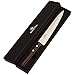 Professional Sashimi Sushi Knife,2/3 Tang Unbroken Soufull Japanese Surgical Grade stainless steel,325mm with Razor Sharp Blade, Gray Leather Wooden Handle with Double Riveted-Durable with Gift Box