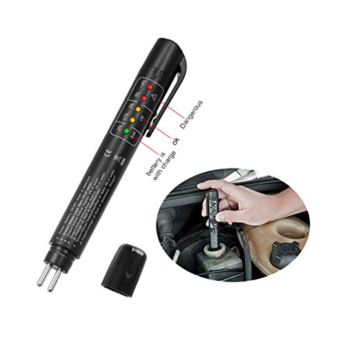 OmkuwlQ Universal Brake Fluid Tester Car Brake Oil Quality Digital Check Pen Vehicle Automotive Testing Tool
