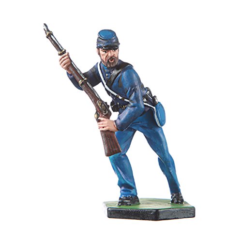 danila-souvenirs Tin Toy Soldier USA Civil war Northerners Private Hand Painted Metal Sculpture Miniature Figurine 54mm #5.38b