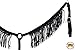 HILASON Black Horse Breast Collar Flat Braided Paracord with Fringesthumb 4