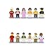 Minifigures Set 48 Pcs Heroes People with Accessories, Mini Figures Building Bricks Blocks Action Figures Toy As Gift for Kids