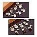 Cabinet Shelf Pegs 80 Pack Metal Bracket Support Pins 5mm 1/5 inch L Shaped Shelving Pegs for Kitchen Closet Bookcase Wardrobe Bookshelf Furniture