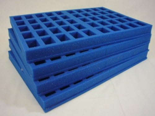 KR Tray Set for Warhammer Citadel Crusade Case carry 200 figures, Blue