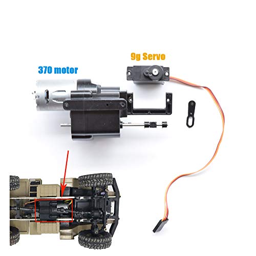 WPL MaxMetal Transmitter Upgrade 2 Speed Gearbox OP Fitting Accessories Full Scale Remote Control Model/Ship Model General Purpose 3 Channel Controller (Remote Control & Receiver & 2 Speed Gearbox) - Thumbnail 5