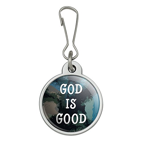 God is Good Christian Inspirational Religious Jacket Handbag Purse Luggage Backpack Zipper Pull Charm