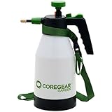 CoreGear Garden - USA Misters 1.5 Liter Handheld Pump Pressure Indoor Outdoor Plant Mister and Sprayer with Carrying Strap and Belt Clip