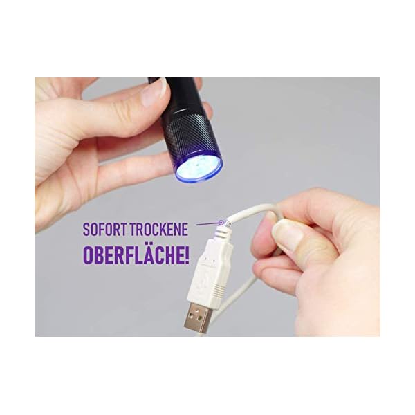 Microtec® Turbotec 911 UV-Kleber | 50g | ohne UV-Taschenlampe | High-Speed UV-Kleber - Aushärtung in wenigen Sekunden… – Bild 5