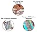 Amiff Hologram Metallic Bubble Mailers, 6.5 x 9 Inches. 25 Pack Metallic Padded Bubble Mailers. Waterproof Padded Envelopes Metallic. Bright Foil Shipping Envelopes for Fragile Things