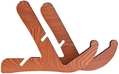 Musical instrument assembly Wooden Guitar Stand Holder Floor Type Musical Instrument Bracket Portable Removable Frame for Electric Acoustic Guitars Bass Storage Display multiple replaceable