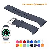 Cyeeson Samsung Gear S2 SM-R720/R730 Smart Watch Replacement Band, Accessory Soft Silicone Gel Wristband Strap Smartwatch Band for Samsung Galaxy Gear S2 SM-720/SM-730 Sport Smartwatch