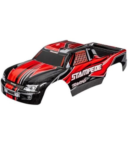 Traxxas 3651X Karosserie Für Stampede - Blaue Polycarbonat Karosserie Vorbemalt