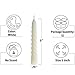 CandleNScent Spiral Taper Dinner Traditional Shabbos Candles Holiday Household Party -White 5 Inch - (Pack of 12)