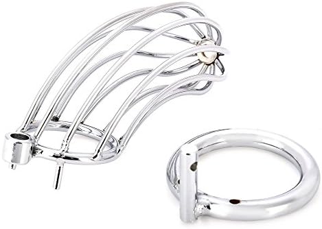 AKLI76S Male Chast-ity 40MM Ring Premium Medical Grade Steelone Chasti-ty Device Male Briefs