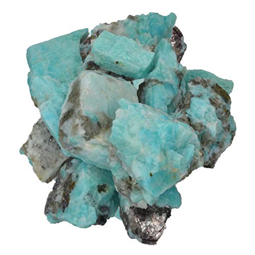 Hypnotic Gems Materials 1 Lb Bulk Rough Amazonite Stones From Madagascar Raw Natural Crystals For Cabbing Cutting Lapidary Tumbling Polishing Wire Wrapping Wicca And Reiki Crystal Healing Pricepulse