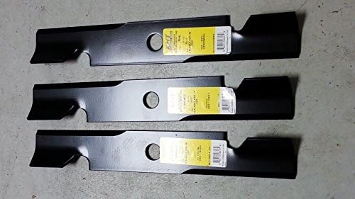 B1EM1875D Set of 3 heavy duty XHT Exmark 56" mower blades 103-9606 Triton deck