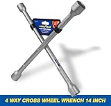 Goodyear Professional Fixed 4 Way Cross Wheel Wrench 17/19/21/23mm view 3