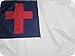 Made in USA Flags Co - 4x6 Christian Flag - SolarMax Nylon Christian Flags 4x6 Outdoor Double Sided - Religious Church Flag with Appliqued Cross - FMAA Certified, US Made