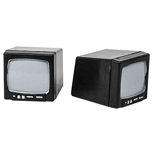 Set of 2 Hardcore Plastic Television Sets for WWE Wrestling Action Figures