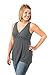 Kindred Bravely Ultra Soft French Terry Nursing Tank Top For Maternity/Breastfeeding (Grey, XX-Large)