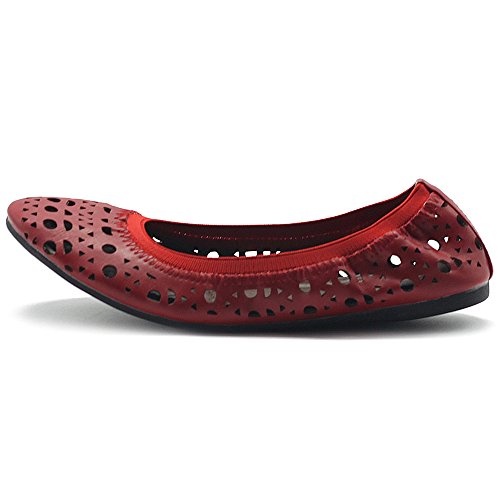 elasticated ballet flats