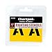 Chartpak 1550 Painting Stencils Number/Letter, 1 Inch, Yellow 35 per Set