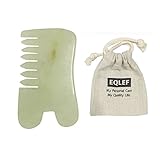 EQLEF® Jade Gua Sha Scraping Massage Tool Jade Guasha comb 