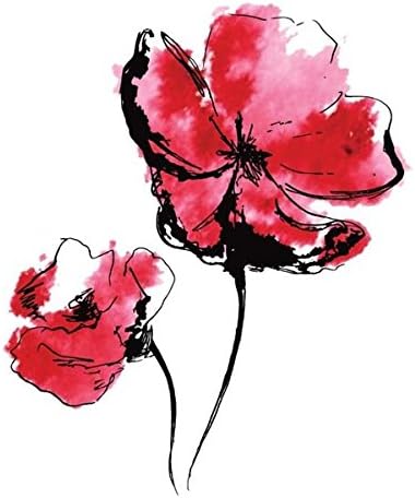 Rubbernecker Stamps - Poppy Duo Stamp Set