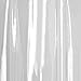iDesign Vinyl Shower Liner, PVC-Free Mold- and Mildew-Resistant Curtain for Master, Guest, Kids' Bathroom, Bathtub, 72