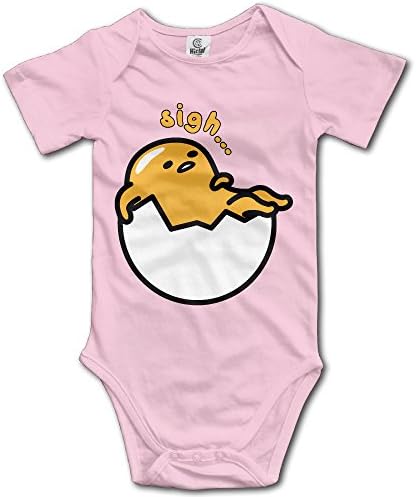 Yudou Gudetama Sign Baby Bodysuits Unisex Short Sleeves