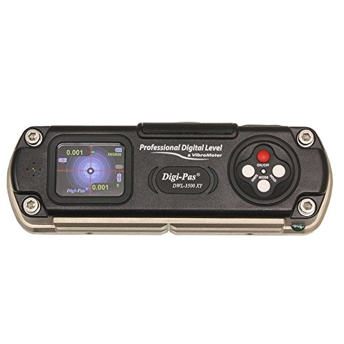 Digi-Pas DWL3500XY 2-Axis Digital Master Precision Level & Inclinometer with BLUETOOTH and PRO Software, 0.0002"/ft (0.02mm/M) 6 Inch