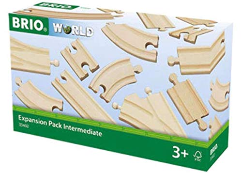 BRIO 63340200 Mittleres Schienensortiment