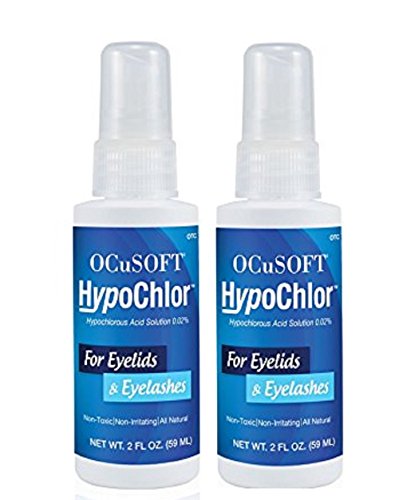 Ocusoft HypoChlor 0.02% Hypochlorous Acid Eyelid and Eyelash Spray 2 fl oz (59ml) (2)