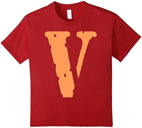 Kids Vlone Shirt 12 Cranberry