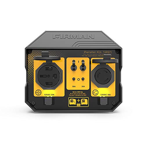 Firman 1201 50 Amp Parallel Kit for Inverter Generators, Black