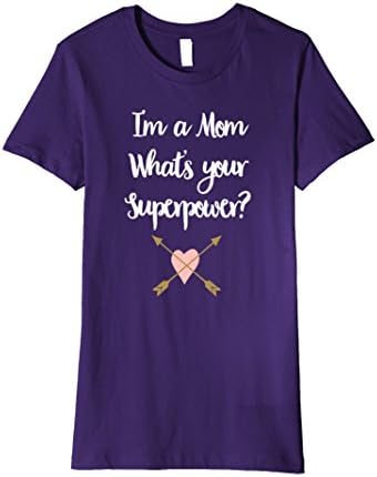 Women's I'm a Mom What's Your Super Power - Shirt For Women XL Purple