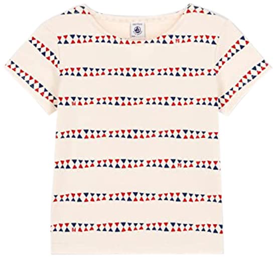 Petit Bateau Tee-Shirt Manches Courtes en Coton Enfant Fille 6 Ans