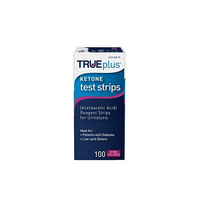 TRUEplus® Ketone Test Strips Ideal for Lowcarb dieters Made in USA