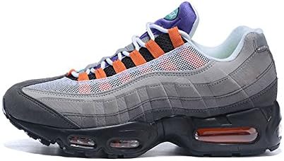 Men's Air MAX 95 Elevator Shoes YMBO Running Shoes Travel Grey/Purple 41EU